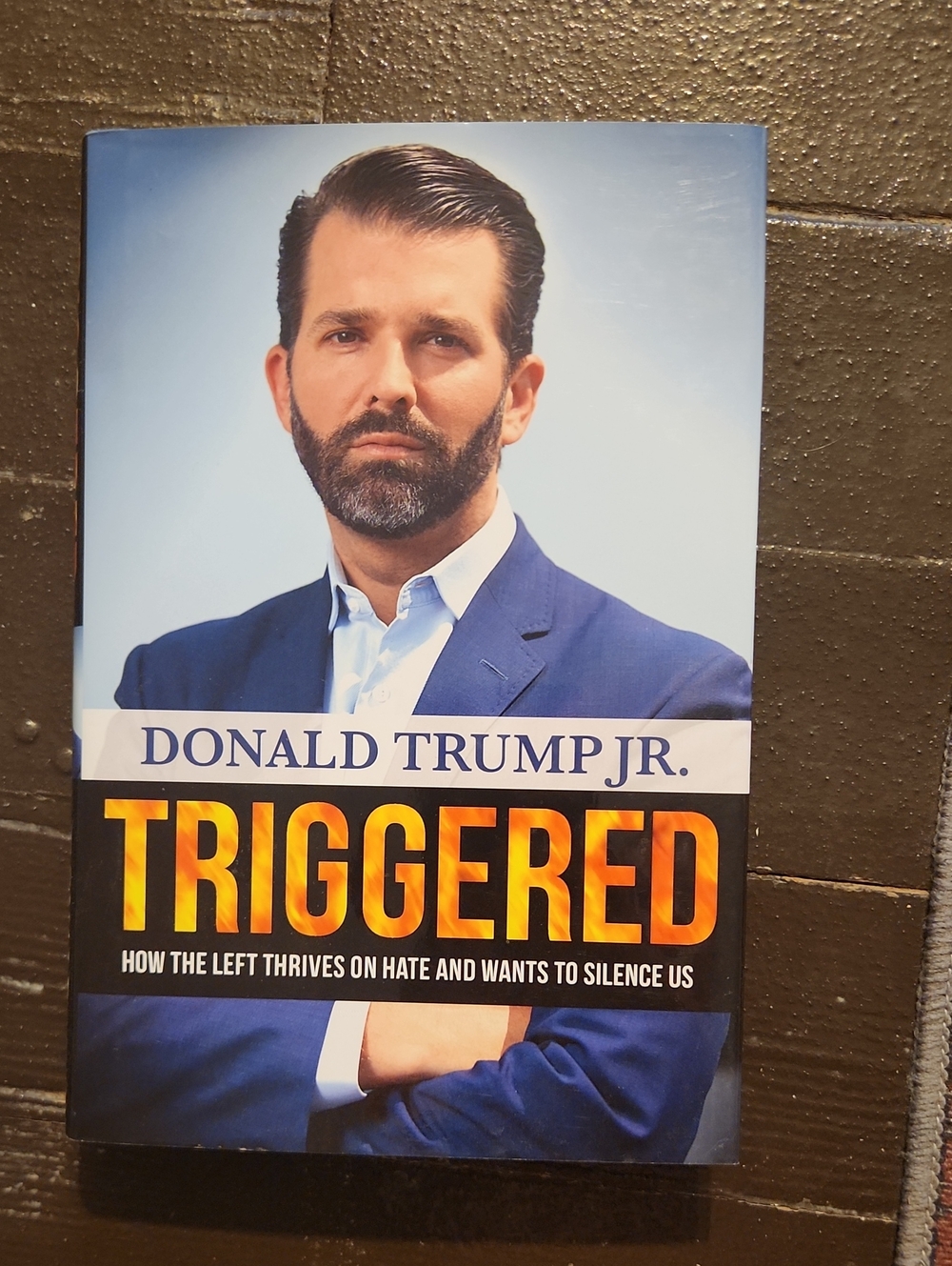 Triggered by Donald Trump Jr. - Blue Cover Edition